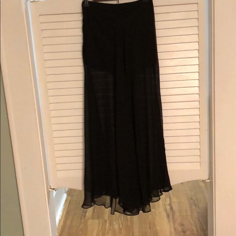 Shorts Lined with sheer skirt